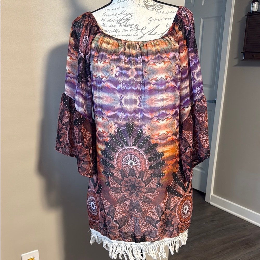 Bohemian Multicolor Women's Top